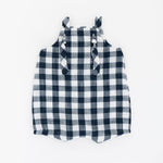 Load image into Gallery viewer, Knotted Shortall in Midnight Gingham

