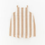 Load image into Gallery viewer, Knotted Shortall in Khaki Stripe
