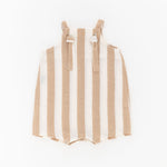 Load image into Gallery viewer, Knotted Shortall in Khaki Stripe
