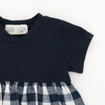 Load image into Gallery viewer, Playground Dress in Midnight Gingham
