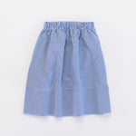 Load image into Gallery viewer, Midi Skirt in Azure Seersucker
