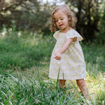 Load image into Gallery viewer, Empire Dress in Citron Blooms
