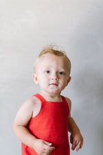 Load image into Gallery viewer, Knotted Shortall in Firecracker
