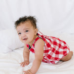 Load image into Gallery viewer, Knotted Bubble in Red Gingham
